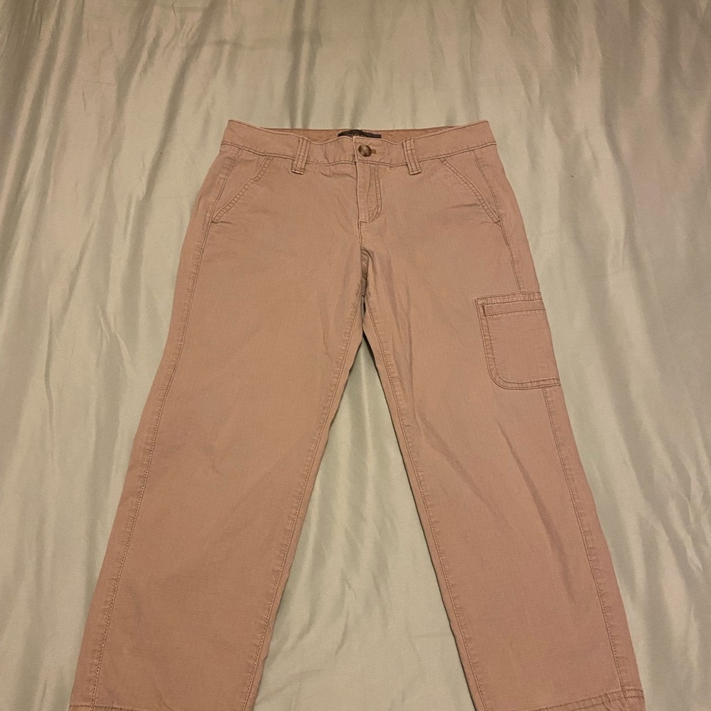 Eddie Bauer Tan Jumpsuit Modern Cotton Blend